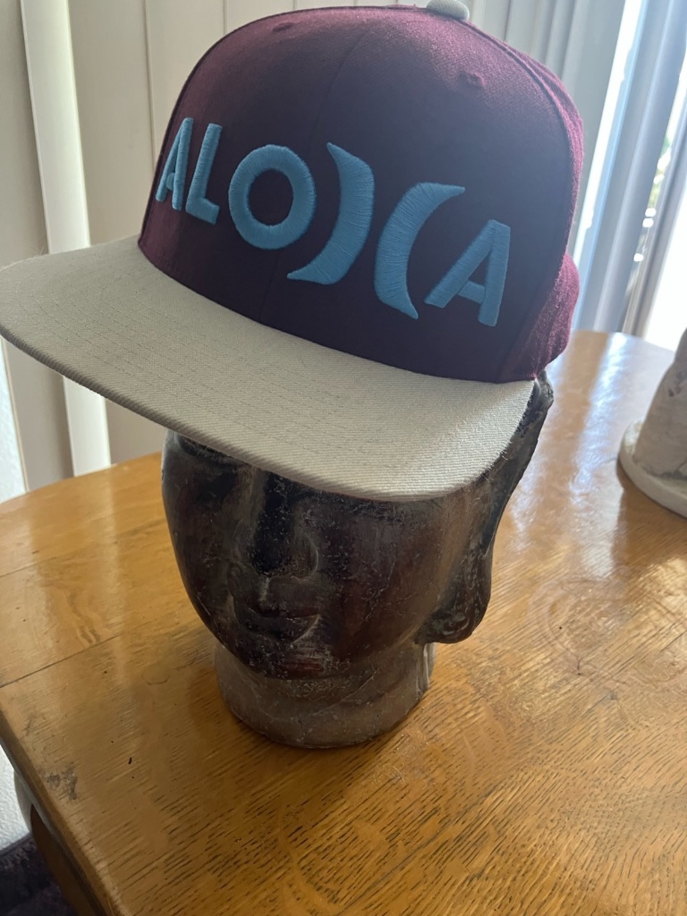 Hurley Maroon Baseball Cap with Black Trim